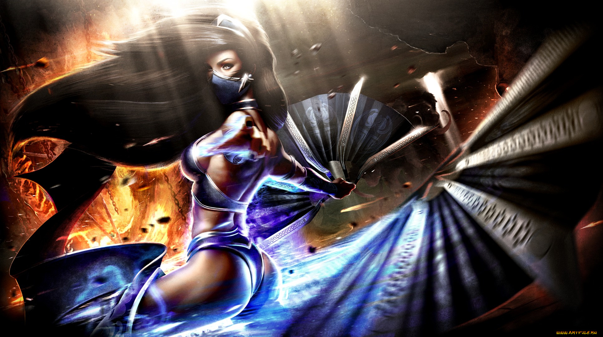  , mortal kombat, mortal, kombat, steel, fans, kitana, princess